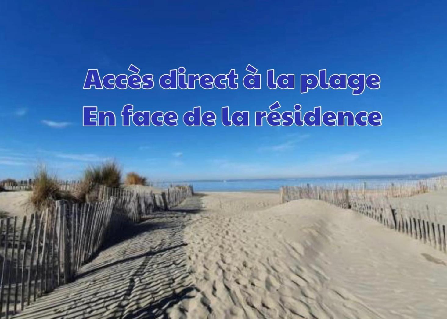 Studio Le Vue Mer Acces Direct A La Plage Parking Prive Clim Belle Terrasse Le Grau-du-Roi Exterior foto